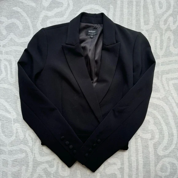 Bardot Black Blazer Bodysuit - Picture 2 of 3